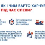 ЯК І ЧИМ ВАРТО ХАРЧУВАТИСЯ ПІД ЧАС СПЕКИ